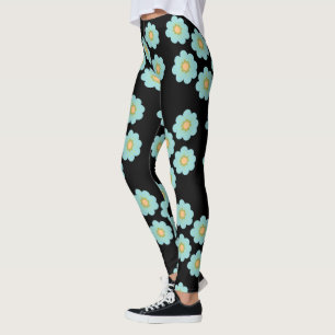Legging Daisies Azuis