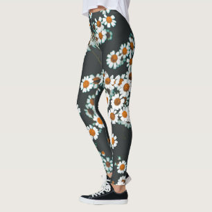 Legging Daisy Daisies Floral