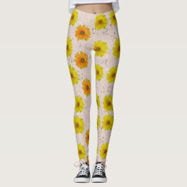 Legging Daisy floral bouquet