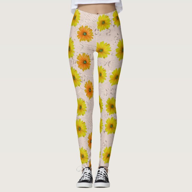 Legging Daisy floral bouquet (Frente)