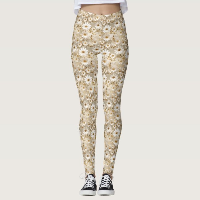 Legging Daisy Floral Pattern (Frente)
