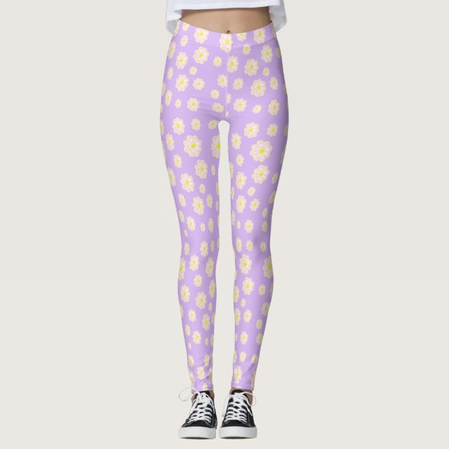 Legging Daisy Roxo (Frente)