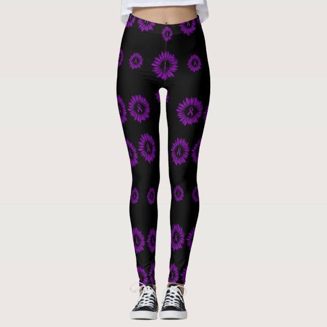 Legging Daisy Roxo... (Frente)