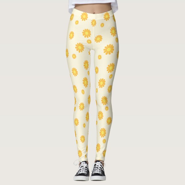 Legging Daisy Yellow (Frente)