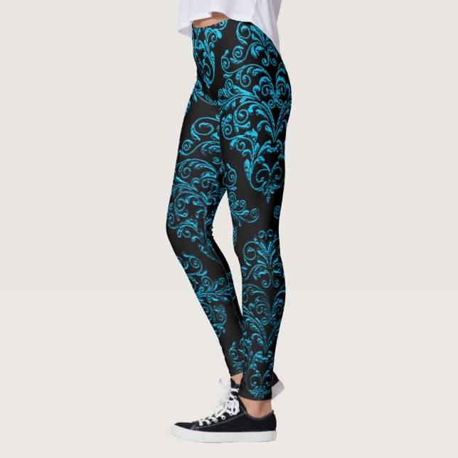 Legging Damasco IV gótico grande elegante (Esquerda)