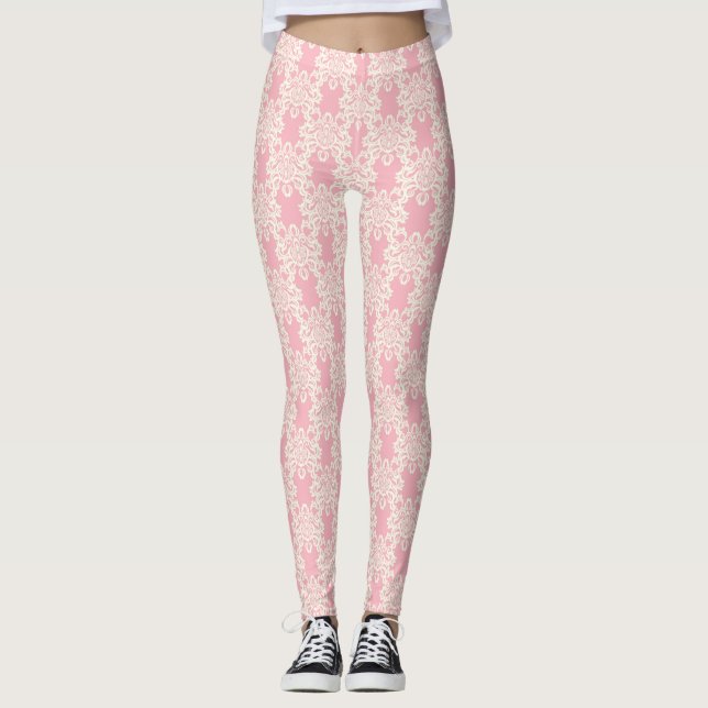 Legging Damasco retro floral (Frente)