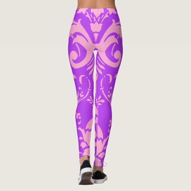 Legging Damasco Rosa (Verso)
