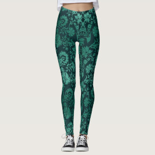 Legging Damasco verde
