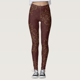 Legging Damasco | Zazzle_Growth.