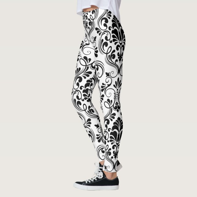 Legging Damask sem costura (Esquerda)