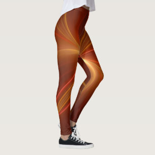 Legging Dançar Com A Arte Fractal Moderna Abstrato
