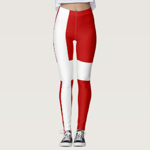 Legging Dannebrog Bandeira Dinamarquesa