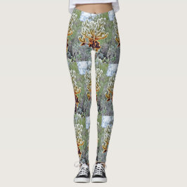 Legging Das mulheres de salto do cacto de Cholla "as