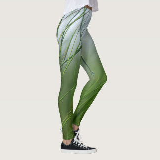 Legging de Cintura Alta com Estampa de Borboleta A