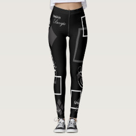 LEGGING DE "DANÇA GANGSTA" (PRETO SOMENTE)