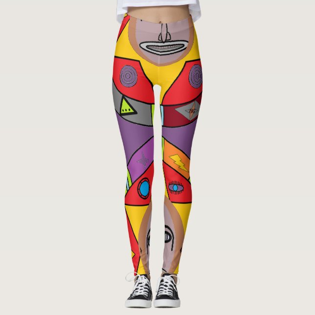 Legging de dança maia (Frente)