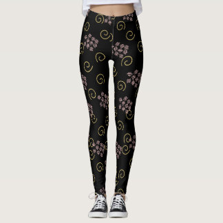 Legging de design de padrão