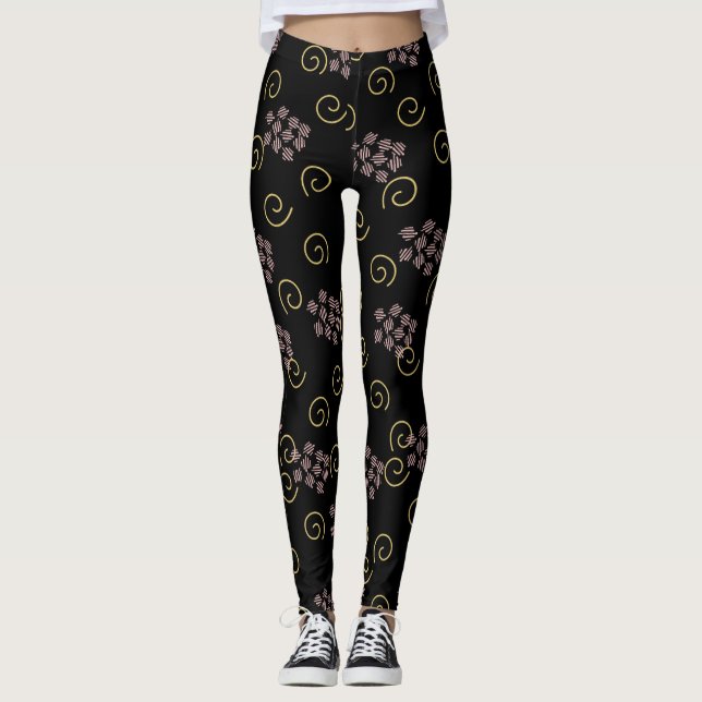 Legging de design de padrão  (Frente)