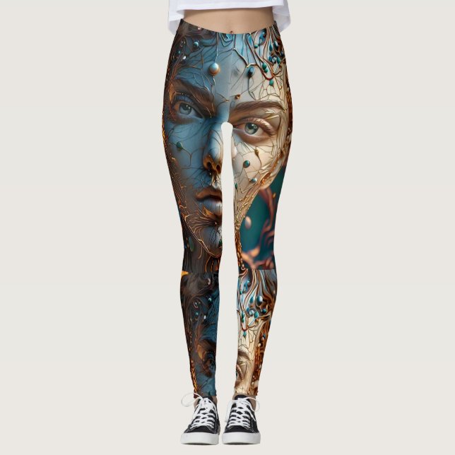 Legging Dê mais atenção ao seu dia com nossa animada Carto (Frente)