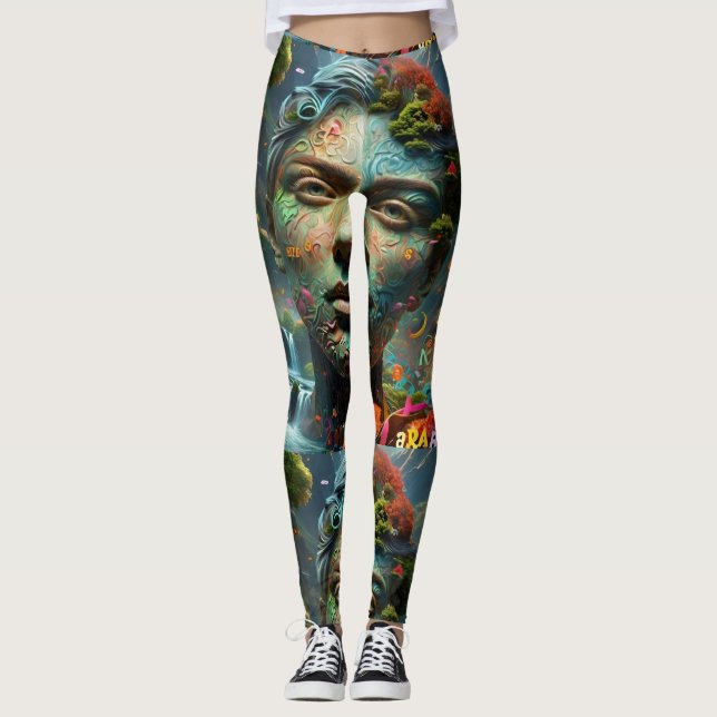 Legging Dê mais atenção ao seu dia com nossos critérios an (Frente)