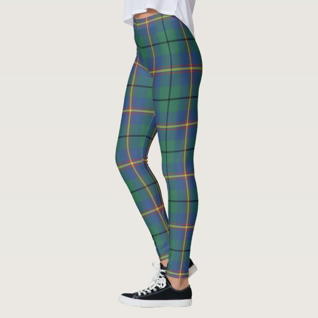 Legging de Mulheres do Tártan Antigo do Clã Carmic (Esquerda)
