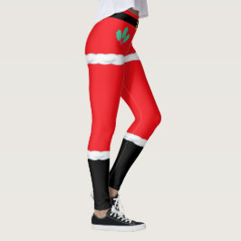 legging de Natal Papai Noel