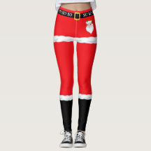 legging de Natal Papai Noel