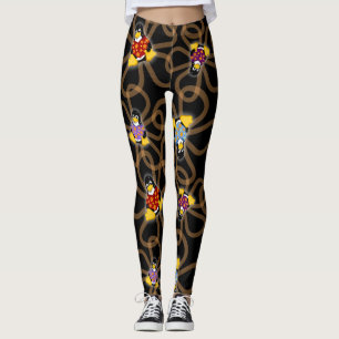 Legging De repente caneleiras dos pinguins (escuras)