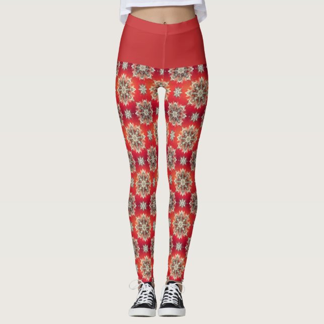 Legging December Snowflakes  (Frente)