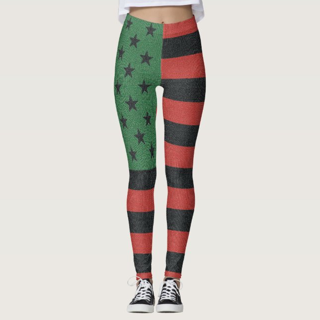 Legging Décima Legenda Africana Americana (Frente)