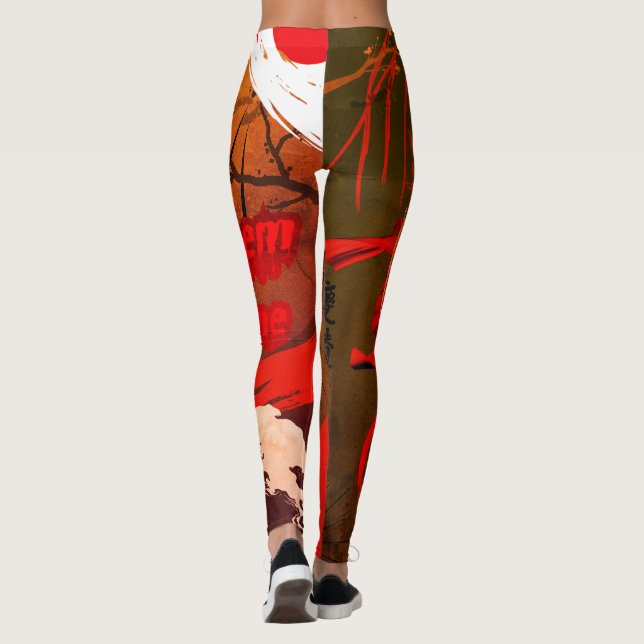 Legging ⛈️ 🥷 Deixá-Los Vir, Misturar Poderes 🥷 ⛈️ (Verso)