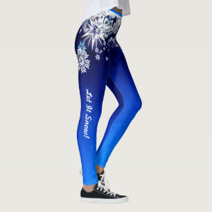 Legging Deixe-A Neves Leggando Flocos De Neve Calças Perso