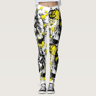 Legging Deixe a sua expressão falar através da sua moda