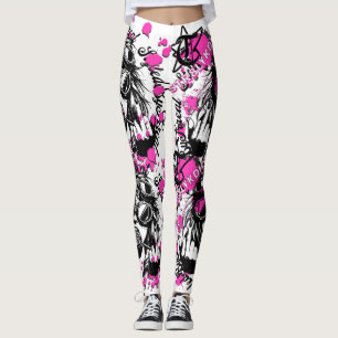 Legging Deixe a sua expressão falar através da sua moda