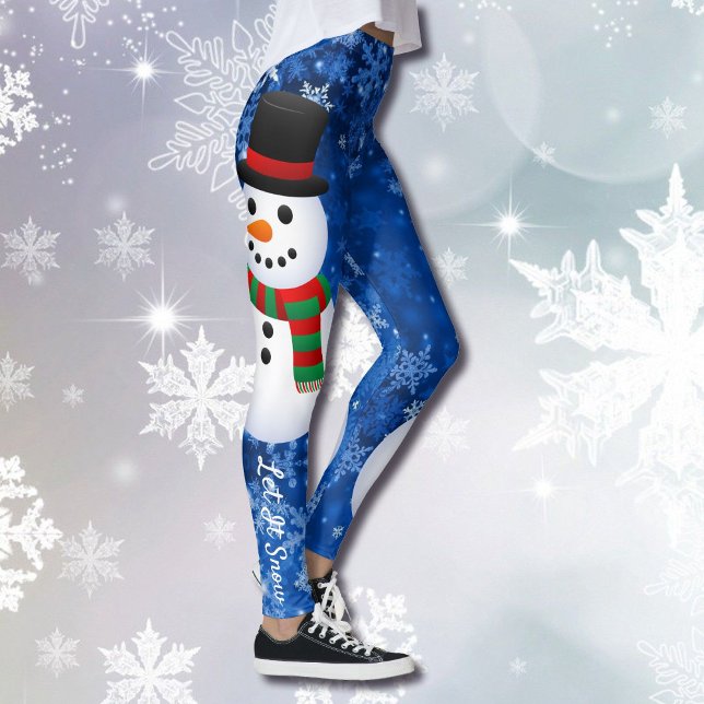 Legging Deixe-o leggurar as calças de natal (Criador carregado)