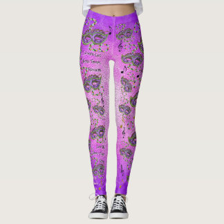 Legging Deixe os bons tempos rolar - Mardi Gras
