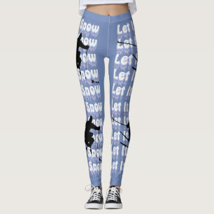 Legging Deixem-na Neve Pernas Mais Escadas