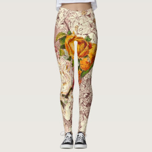 Legging Delicate Vintage Rosa Art