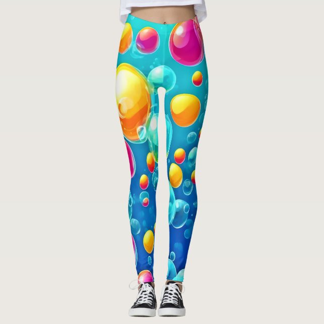 Legging Delícia de Pop de Bolha (Frente)