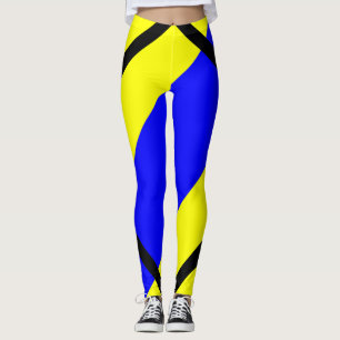 Legging Delta Amarelo Azul