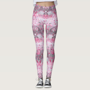 Legging Demigirl Dragon Damask - Cores de Sinalizador de N