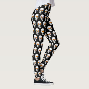Legging Demon Eyed Skull