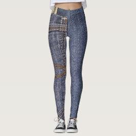 Legging Denim Jeans Pocket e US Money