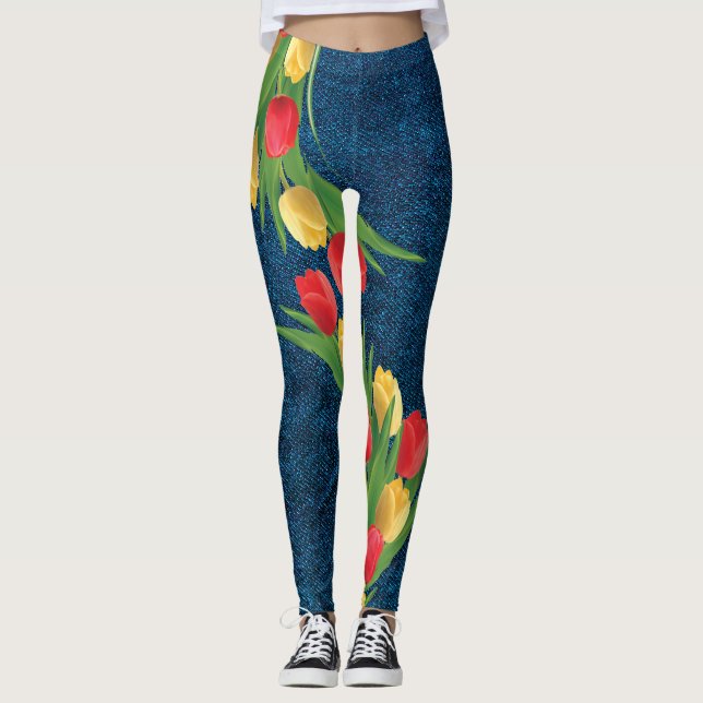 Legging DENIM > Leggens >Vestuário e Calçados > Mulheres (Frente)