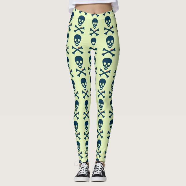 Legging Denim Skull (Frente)