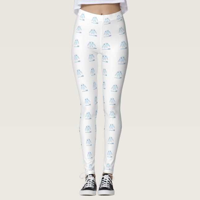 Legging Dentes Sorriso e Escovas de Dentes (Frente)