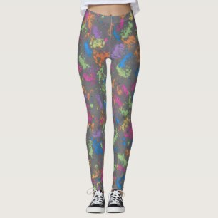 Legging Deriva de Pigmento de Veludo