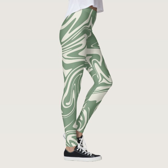 Legging Derramar - Verde (Direita)