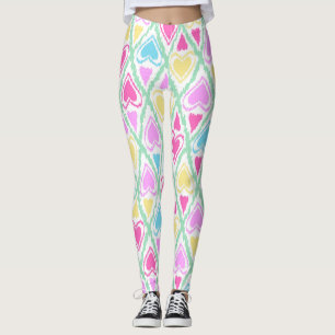 Legging Desenhar, coração, amor, Dia de os namorados