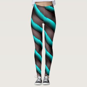 Legging DESENHAR MODERN abstrato, cinza azul-clara, azul-l